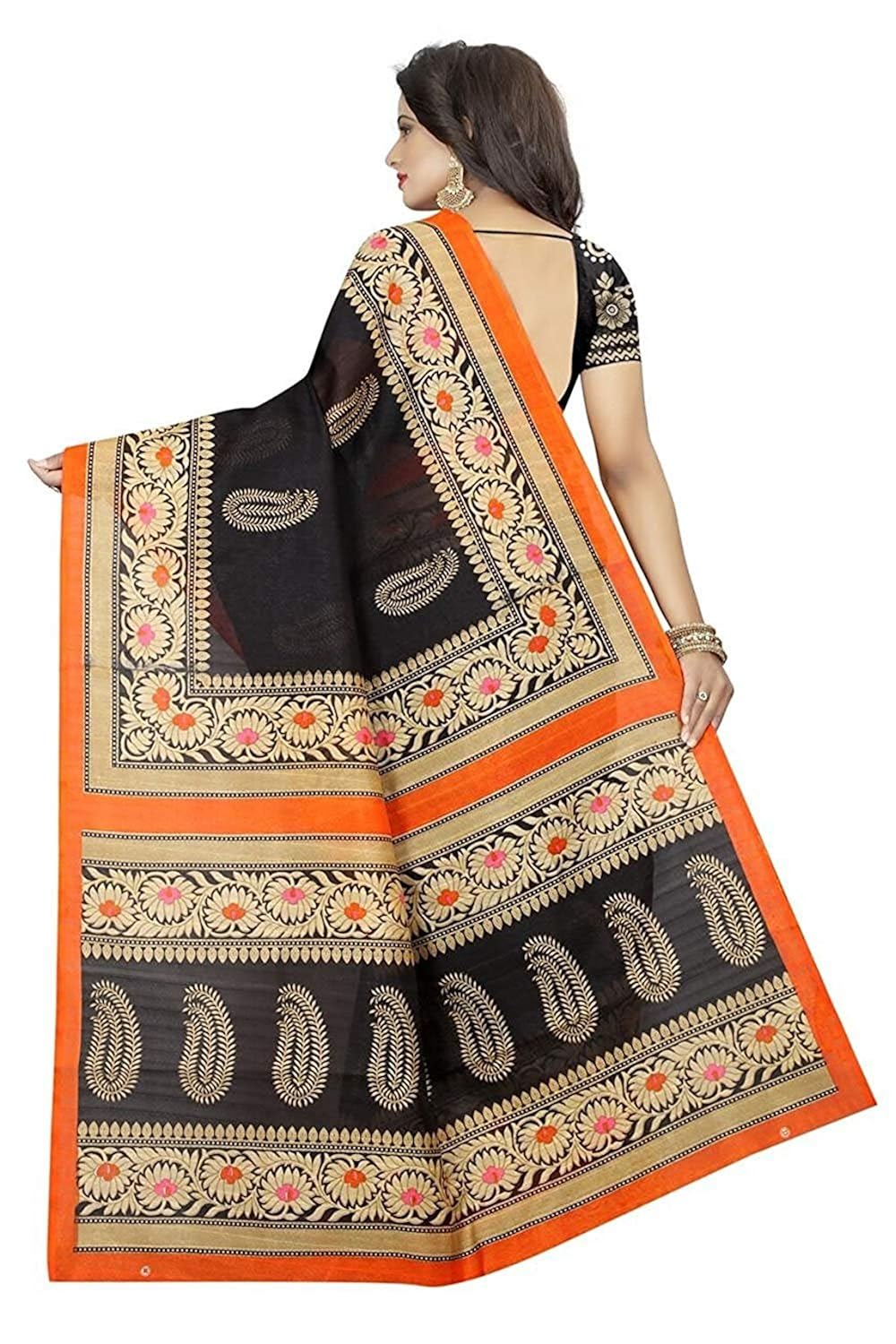 nishchay enterprise cotton saree with blouse piece