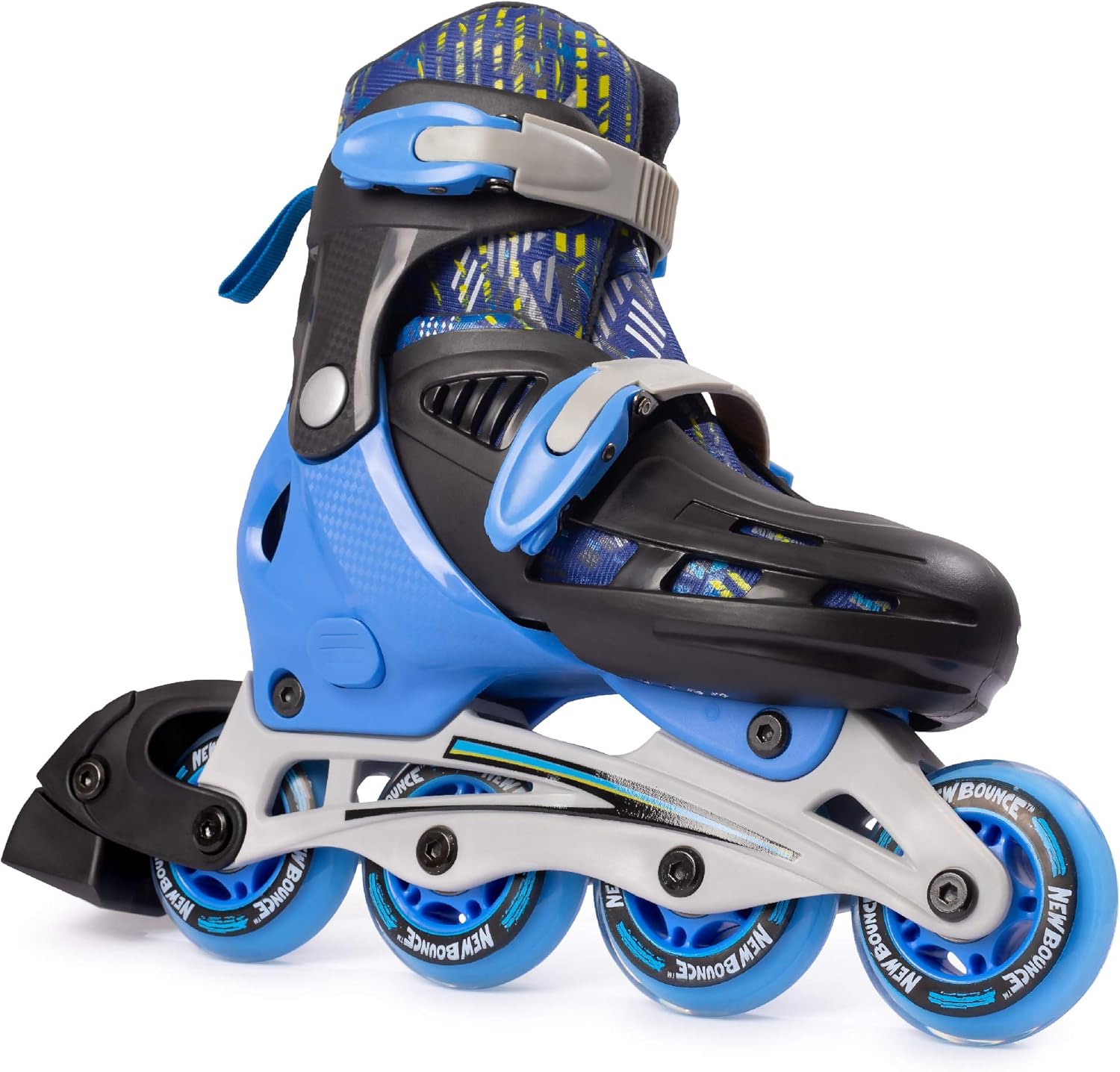4 Wheel Blades Roller Skates for Boys Blue Teens and Young Adults
