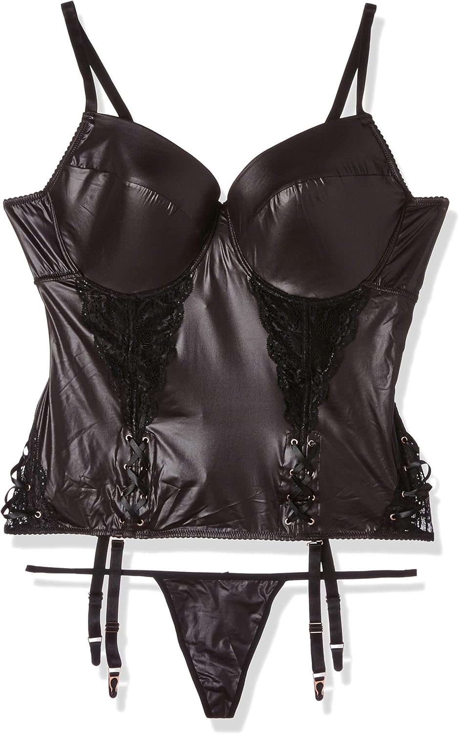 Cottelli Collection Plus Basque, 90F/X-Large, 0.377 kg, Black, 90F/XL