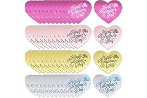 JJZXWISH 40Pcs Happy Valentine's Day Cupcake Topper Acrylic Cake Disc Mirror Heart Cake Topper Engraved Valentines Cake Topper Heart Picks Cupcake Decorations for Wedding Valentine's Day Gifts Party