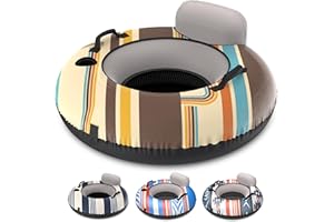 GoSports WOVN River Tube with Premium Canvas Cover - Heavy Duty Float for Rivers, Lakes, & Pools - Drifter