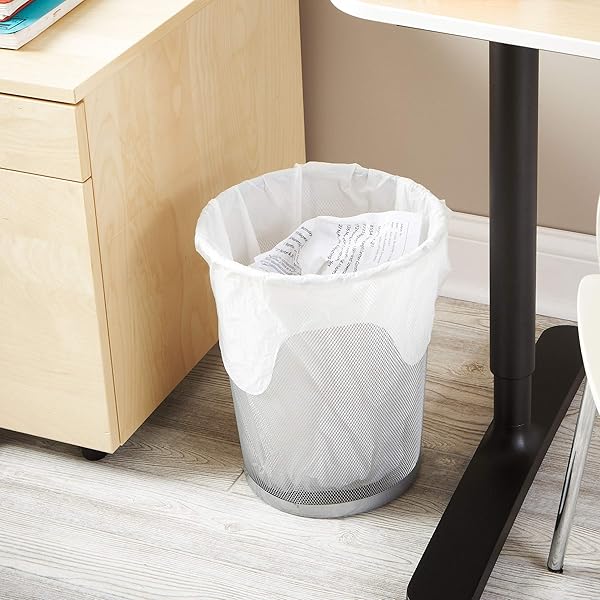 HEFTY SMALL GARBAGE BAGS, FLAP TIE, LAVENDER & SWEET VANILLA SCENT, 4 GALLON, 26 COUNT