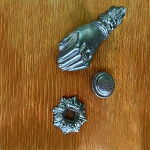 Antikas - Aldaba de puerta como mano, fin de siglo chapa de puerta