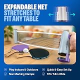 PRO-SPIN Portable Ping Pong Set with Retractable Net 2-Player view 4