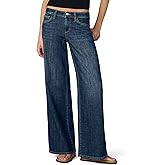 Joe's Jeans Womens The Lou Lou Low Rise Wide Leg Jeans