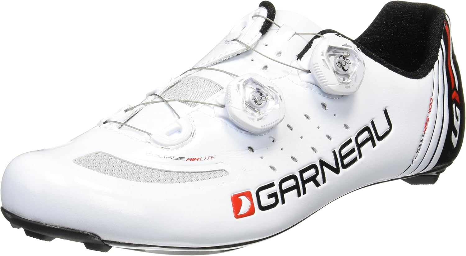 Louis Garneau Course Air Lite Road Cycling Shoes (White, 48) Men's