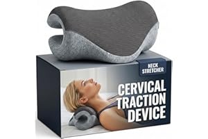 Neck Stretcher, The Original Cervical Traction Device with Removable Washable Sleeve, Firm or Gentle for Tension Headaches, N