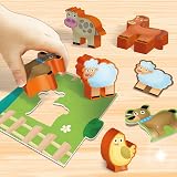 Lisciani Carotina Baby Farm Educational Toy 1-4 yrs Logic Thinking Animals view 3