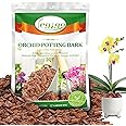 Legigo 2 Quarts Organic Orchid Potting Bark- All Natural Orchid Bark Potting Mix Pine Bark Wood Chips for Houseplant Mulch, Orchid Plants Root Development, Mulch for Potted Plants