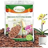 Legigo 2 Quarts Organic Orchid Bark, Orchid Potting Mix, Pine Bark | Enhanced Drainage, Aeration &amp; Root Development, 100% Natural Potting Medium for Orchid Repotting and Houseplant Soil Mixes