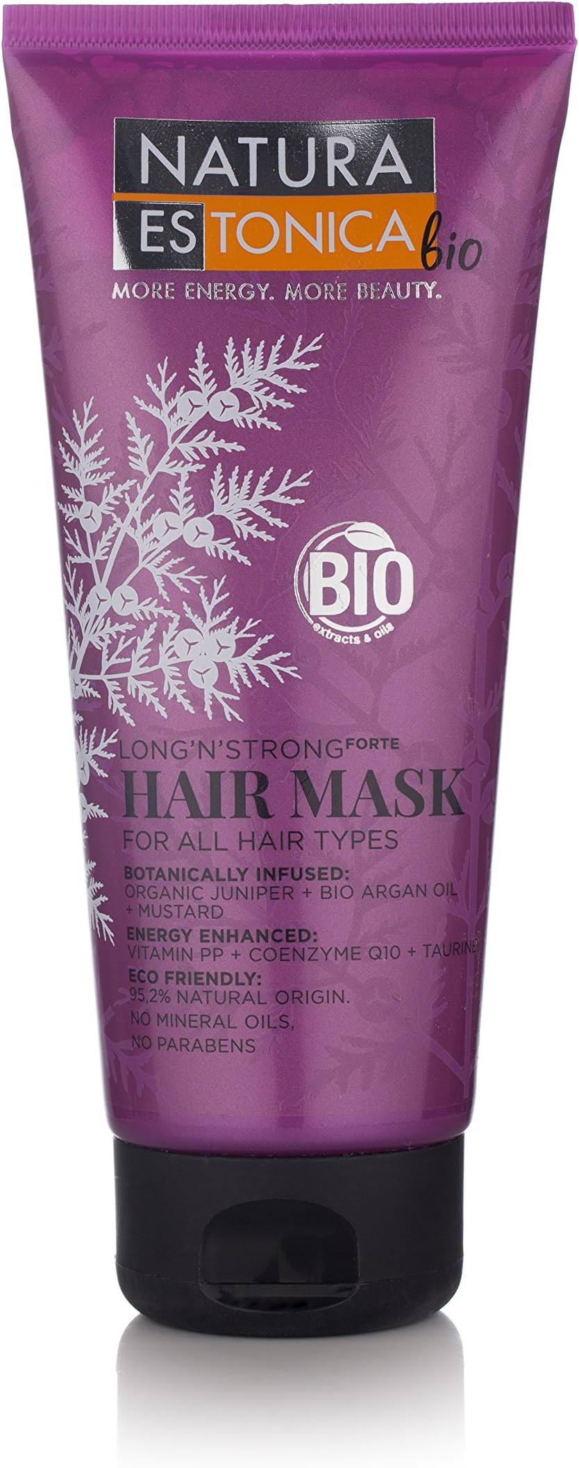 Natura Estonica Bio Long`n`Strong Forte Natural Hair Mask for All hair Types 200ml