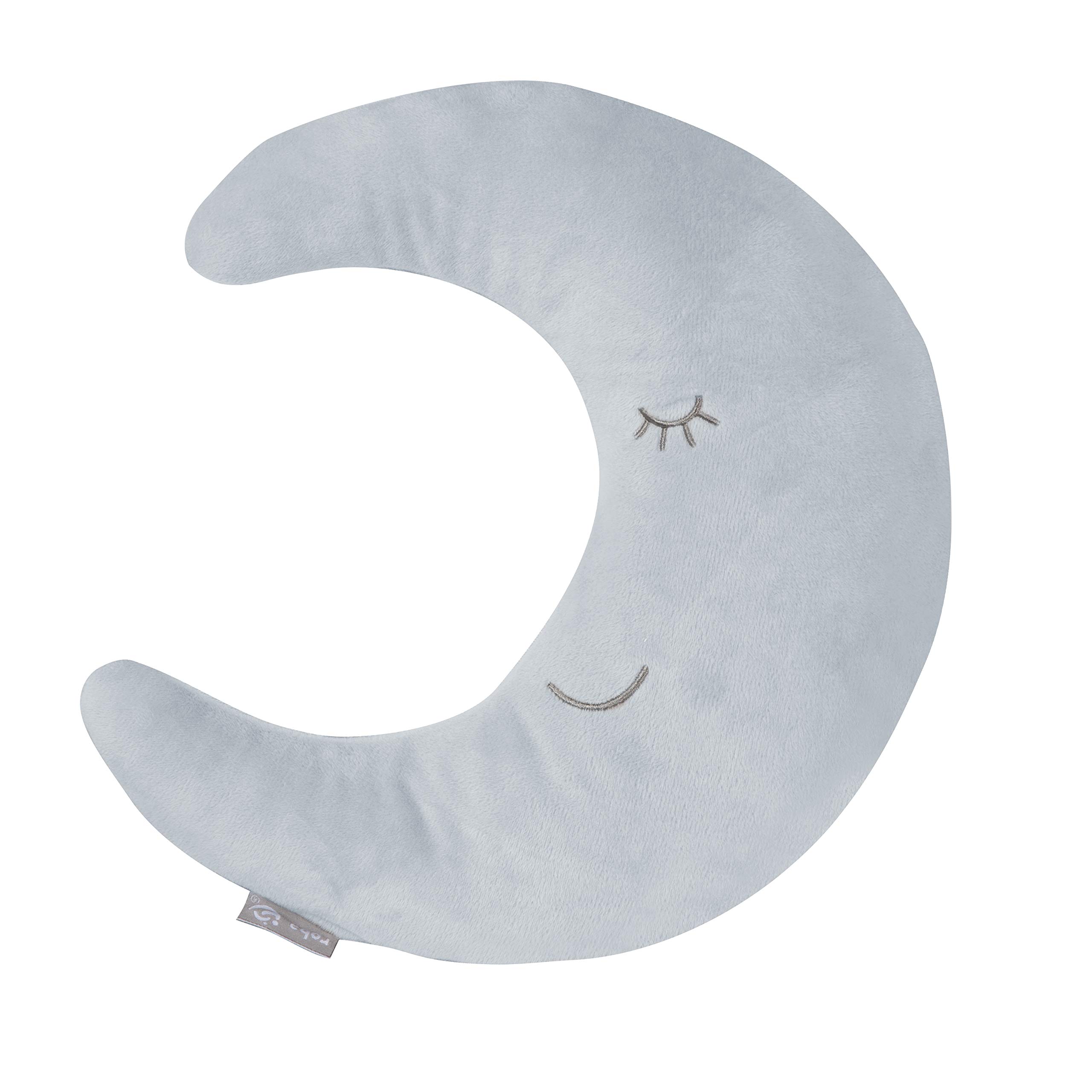 roba Neck Pillow in Moon Shape roba Style Soft Decorative Cushion for Baby and Children's Room Cuddly Cushion for Girls and Boys Light Blue Pack of 1 — image 1