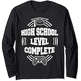 Amazon Com High School Level Complete Gamer Graduation Gift T Shirt Clothing
