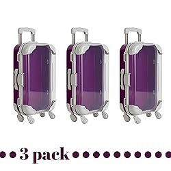 Hammont Suitcase Storage Boxes - 3 Pack - Large