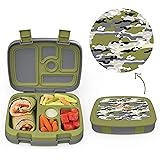 Bentgo Kids Prints (Camouflage) - Leak-Proof, 5-Compartment Bento-Style Kids Lunch Box – Ideal Portion Sizes for Ages 3…