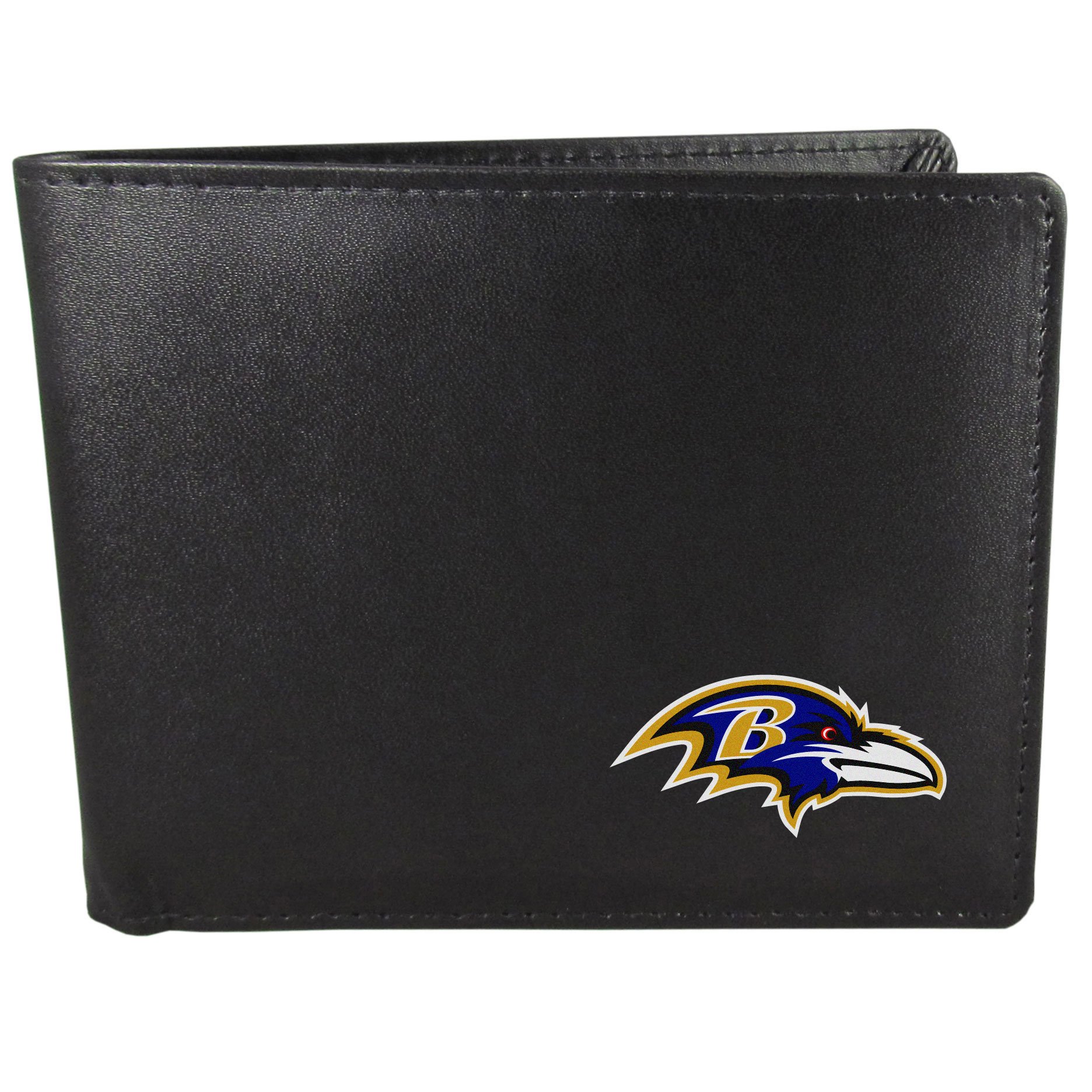 Siskiyou Sports NFL Mens Baltimore Ravens Bi-fold Wallet One Size Black