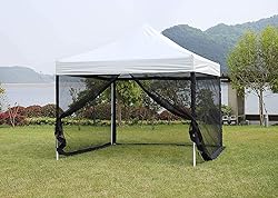 Tappio 10x10 Mosquito Net with Zipper for Patio
