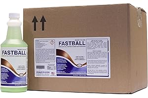 DENCO DISTRIBUTING, INC. Warsaw Fastball Heavy Duty All Purpose Cleaner and Degreaser - 1 Quart - 12 Per Case - Industrial Cleaning Agent (12)