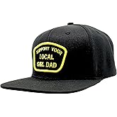 Support Your Local Girl Dad Patch Hat - Premium Snapback Baseball Cap for Men