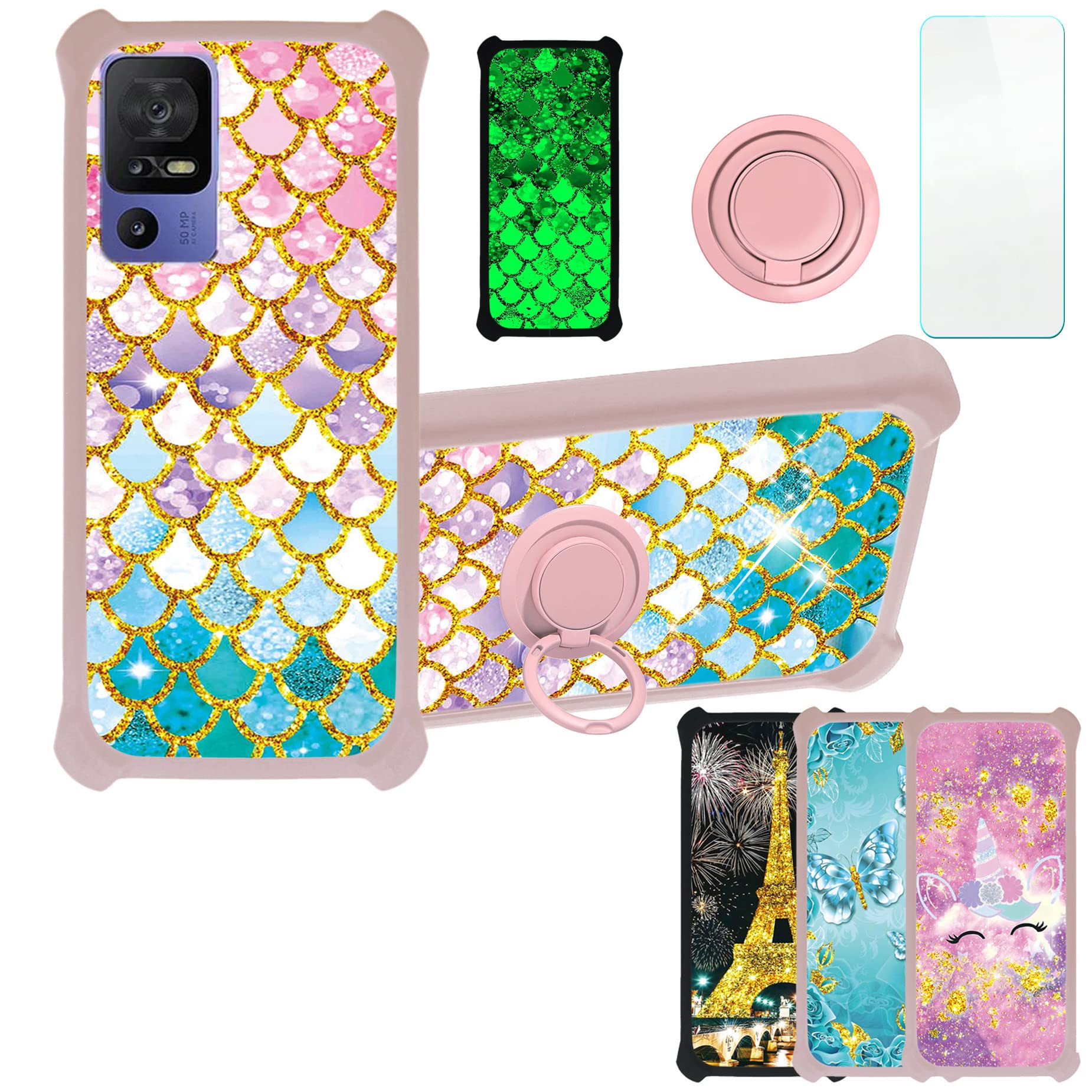 jioeuinly Case for TCL 40 Se Case Compatible with