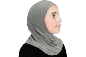 Middle Eastern Mall Girl's Hijab Cotton 1 piece Amira Headscarf