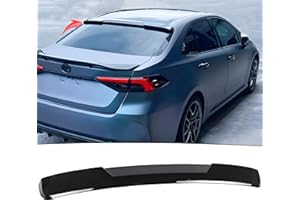 NEESPOC Rear Window Roof Spoiler Visor Wing Compatible with Toyota Corolla Sedan L/LE/SE/XLE/XSE 2020 2021 2022 2023 2024 2025 Top Wing Lip Accessories (Glossy Black)
