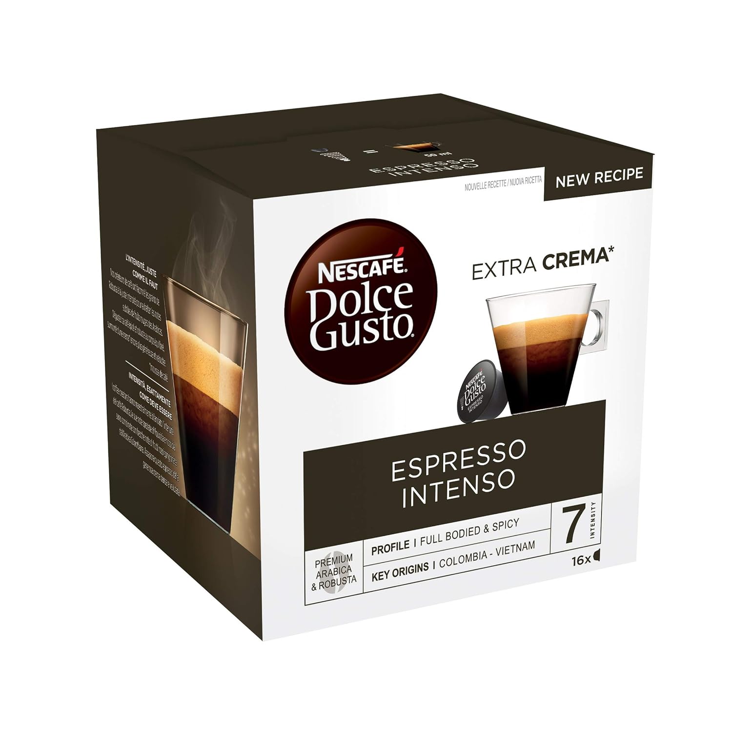 Nescafe Dolce Gusto Coffee Capsules, Espresso Intenso, 16 Count