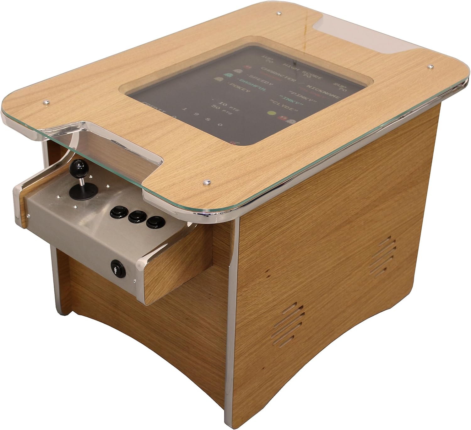 Oak Coffee Table Arcade Machine with 60 Built In Classic Arcade Games Amazon.co.uk Kitchen & Home