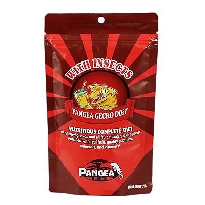 Pangea Fruit Mix with Insects Crested Gecko Complete Diet 1/2 lb