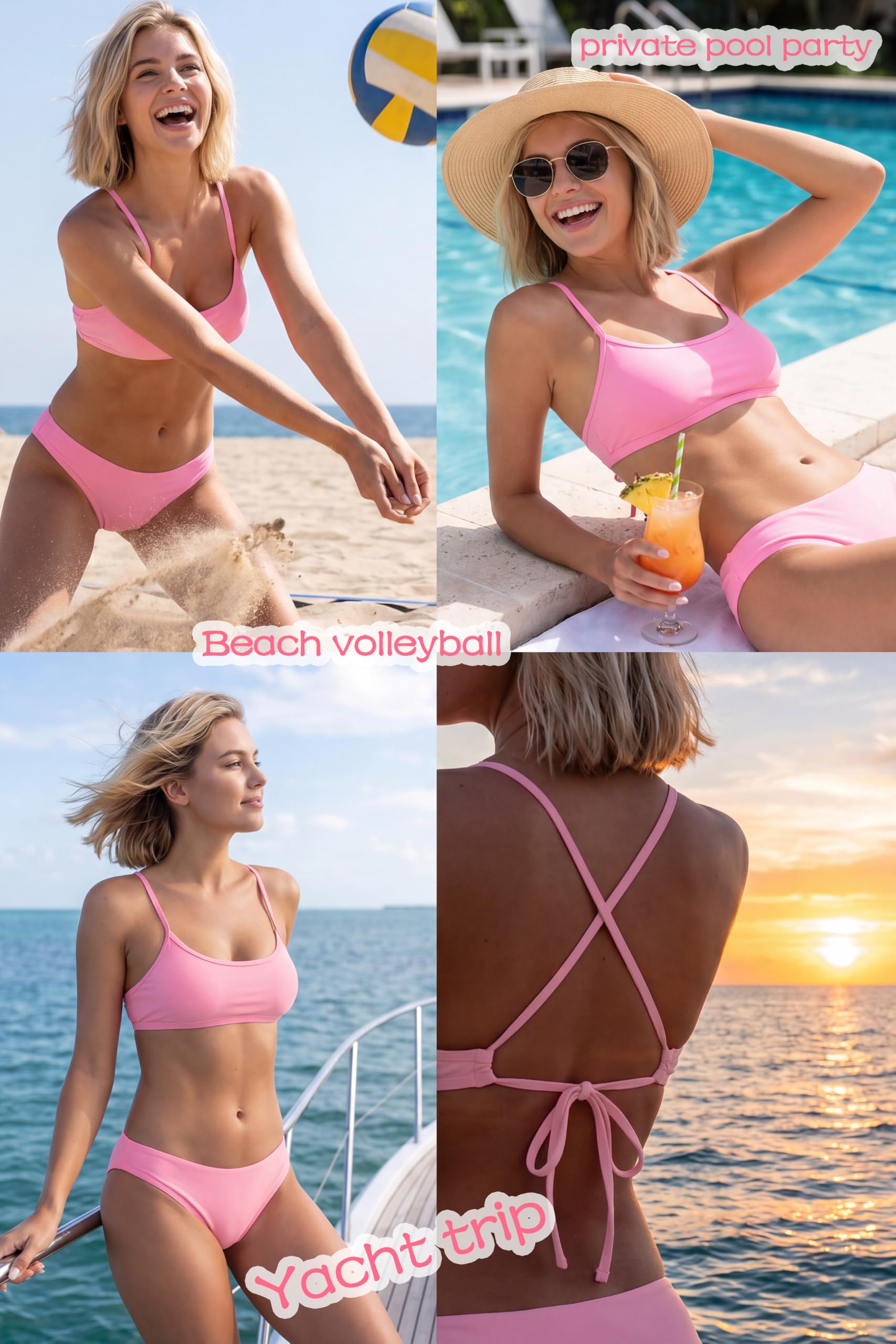 Condition photo showing New/Like New for beautikini period swimwear for teens menstrual leakproof spaghetti straps period bikini period bathi