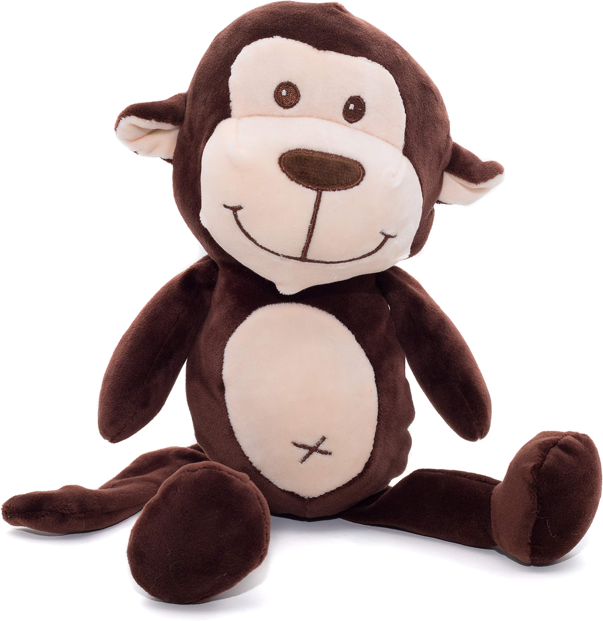 13-Inch Squishy Monkey Stuffed Animal – Monkey Toy With Specially Designed Ultra Soft Squishy Plush Feel For Kids - Easy To Carry & Snuggle Together - Bring These Monkeys Home To Boys & Girls Ages 3+