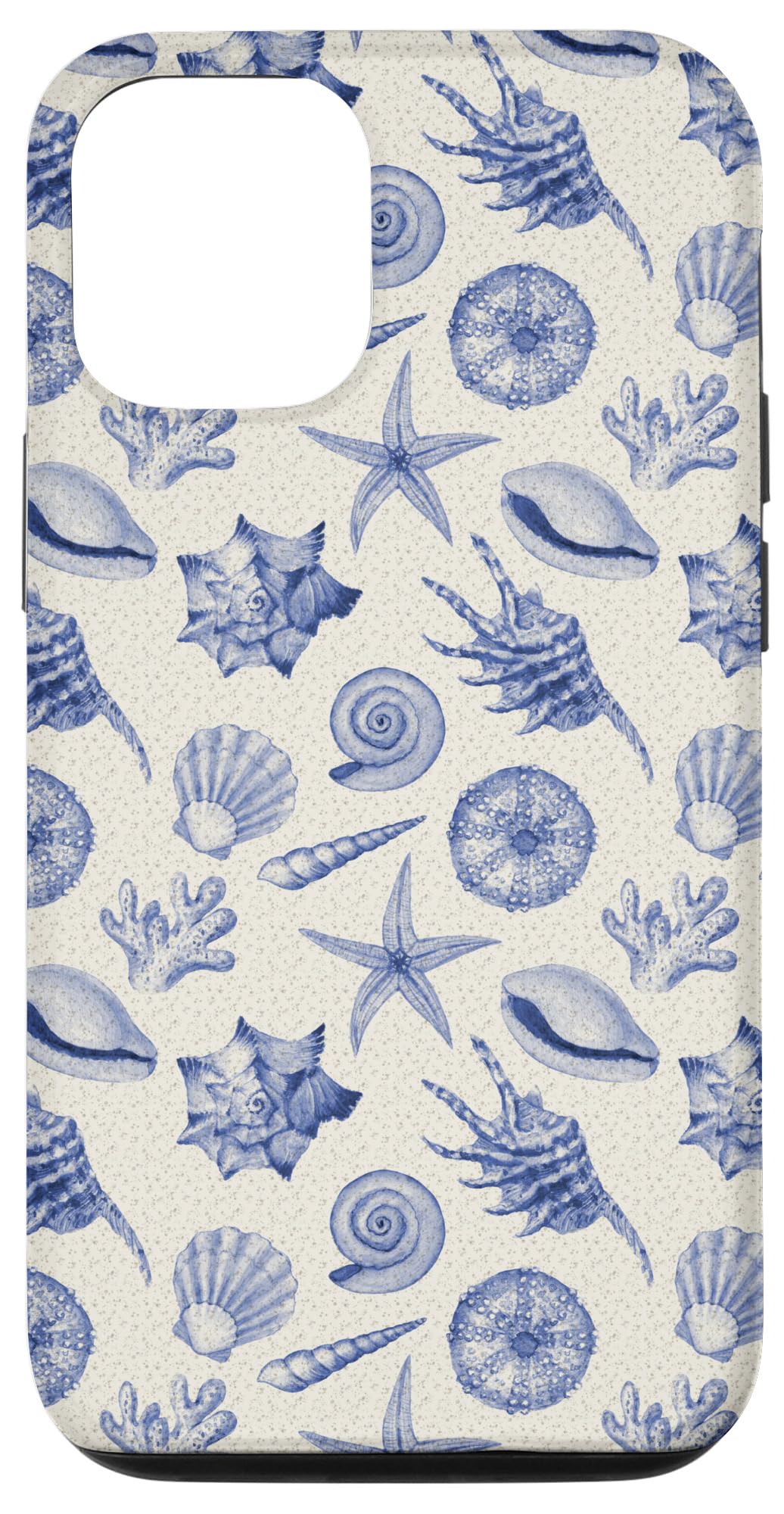 Sea Shell Coastal Beach Summer Blue Ocean Seashell Aesthetic Case for iPhone 12/12 Pro