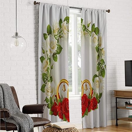 Cortinas Rojas Con Blanco Para Sala - sleek body method