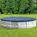 Intex Debris Weather Cover 12ft Frame Pools 28031 with Overhang Rope Drain Holes view 2
