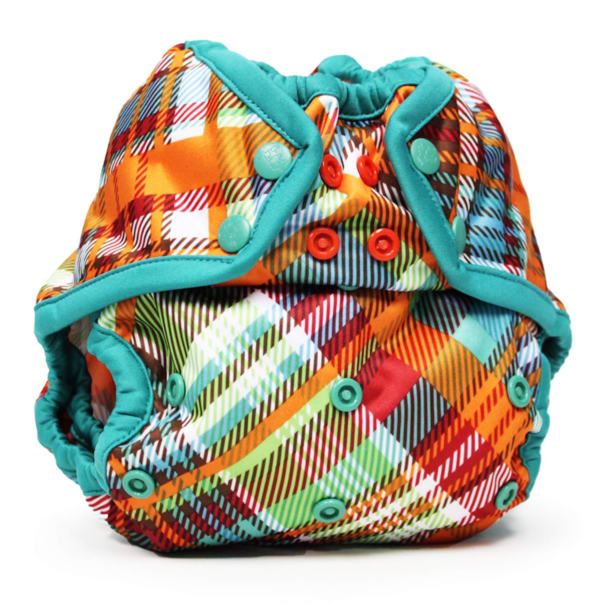 Rumparooz One Size Snap Cloth Diaper Cover, Quinn Plaid