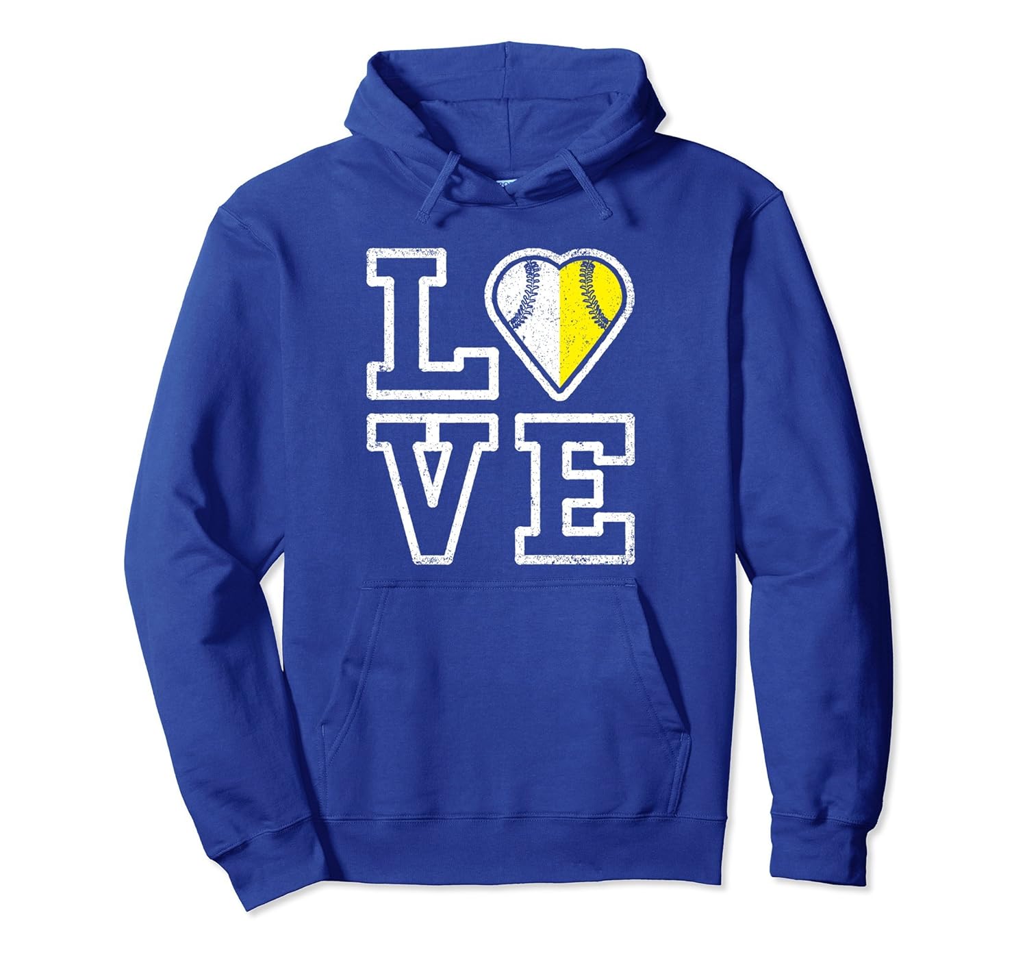 SOFTABALL BASEBALL MOM HOODIES DISTRESSED LOVE GRAPHIC-anz