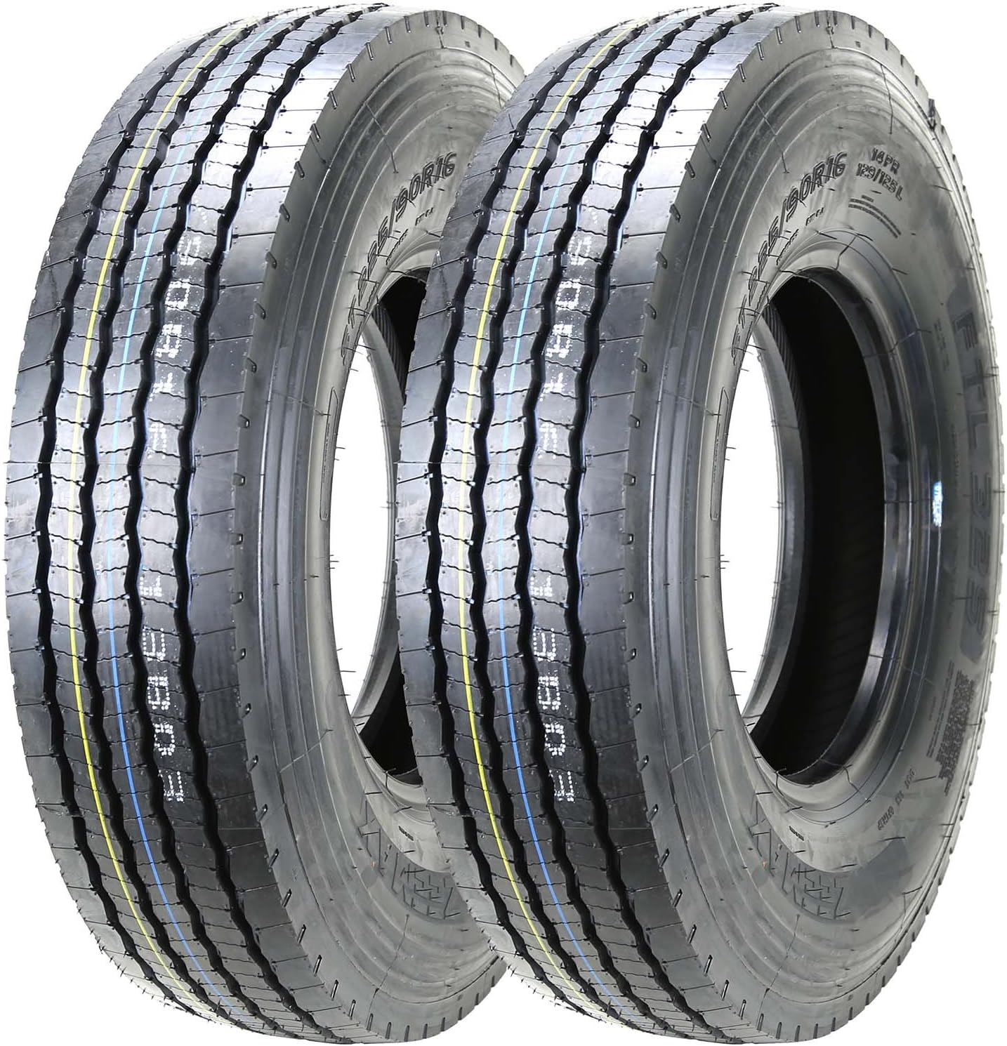 Trailer Set of 4 New Heavy Duty Trailer Tires ST225 90R16 Radial /14 PR Load Range G Automotive