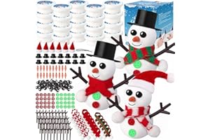 AWHETIE 20 Pack Stocking Stuffers for Kids,Christmas Crafts for Kids Bulk,Build a Snowman Crafts Kit Modeling Clay,Christmas Stocking Stuffers Gifts Activities for Boys Girls