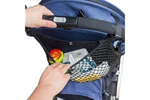 MDGBGM Stroller Organizer Extra Stroller Storage Space,For Carrying Diaper &Toys | Non-Slip And Adjustable Straps,Specially Designed For Mothers,Loved By Parents,Parents'Favorite Stroller Storage Accessories