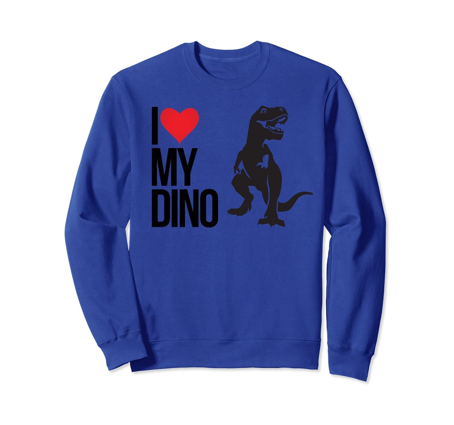 I Love My Dino Pet Heart Trending Sweatshirt-anz