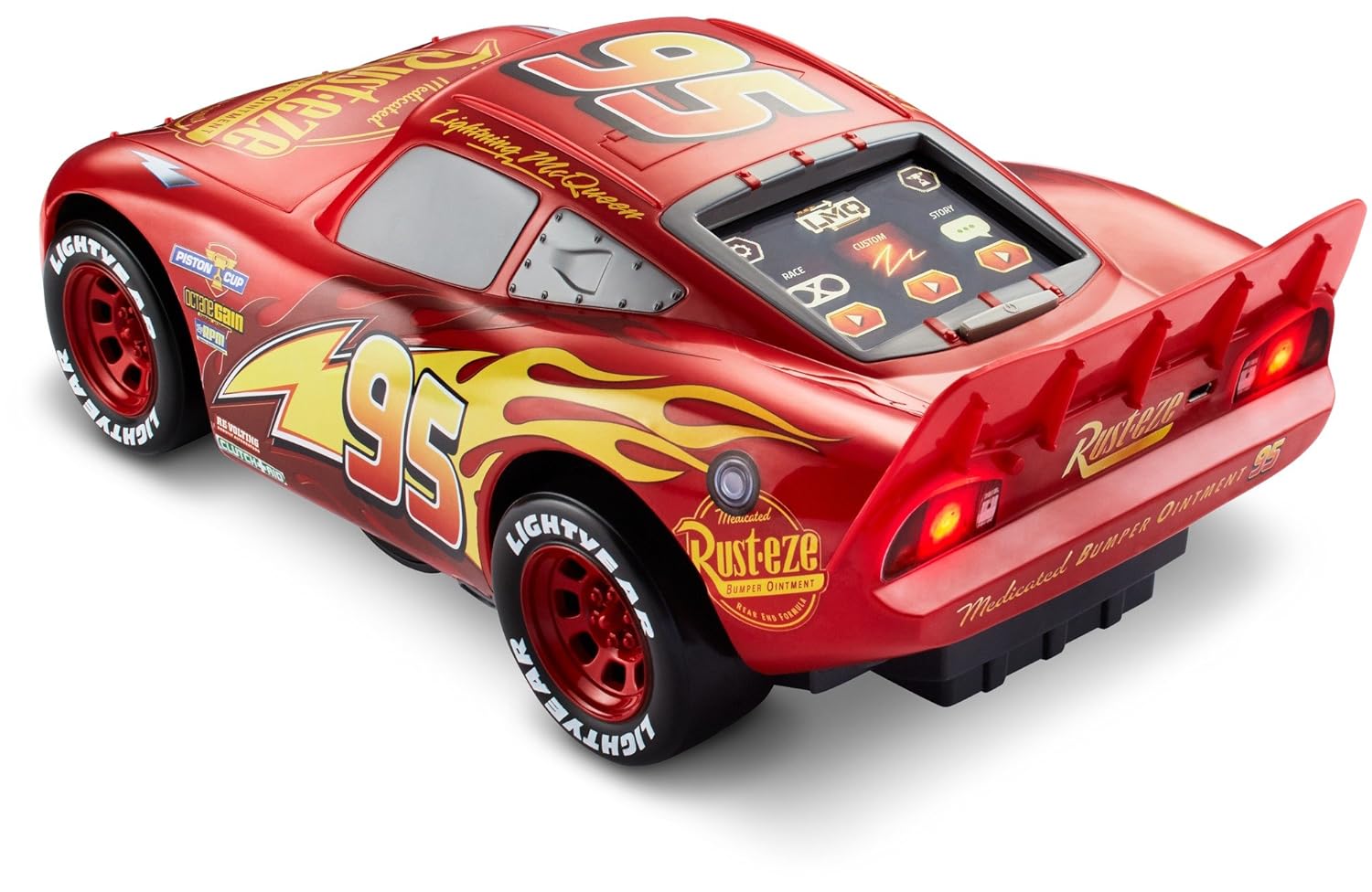 Friction Vehicles Tech Touch Lightning McQueen Vehicle Mattel FBP12 ...