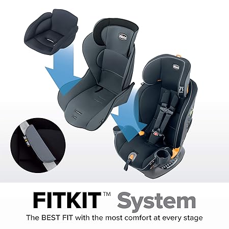 Chicco Fit4 4 In 1 Convertible Car Seat Easiest All In One From Infant To Booster 10 Years Of Use Onyx Amazon De Baby