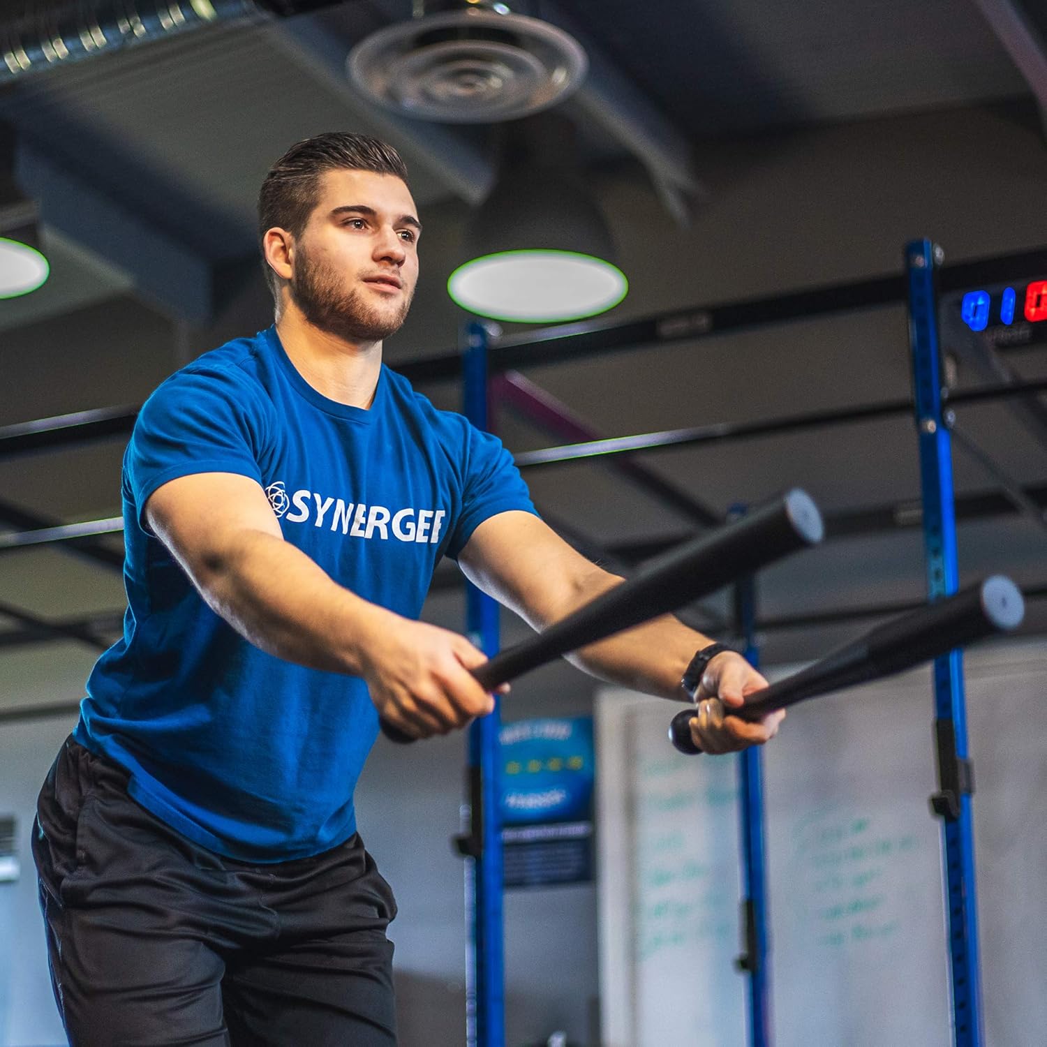 Synergee 1 LB Indian Club - Pair of Power Clubs - Exercise Weight Club Bells - Grip and Forearm Strength Trainer : Sports & Outdoors