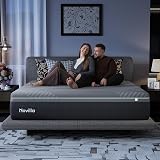Novilla AiryFlow King Size Mattress 14 Inch, Gel Memory Foam Mattress King for Cool Night & Spinal Alignment, Pressure Relief & Motion Isolation, Green Tea-Infused, CertiPUR-US Certified, Medium Firm