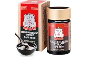 JUNG KWAN JANG JungKwanJang Korean Red Panax Ginseng Extract Extra Strength, Energy Boost, Performance, Boost Immune System, Stamina, Blood Circulation and Mental Health Support, Memory, Productivity - 240g