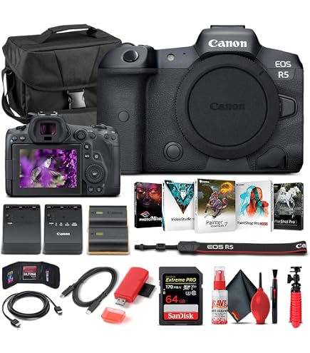 Amazon.com : Canon EOS R5 Mirrorless Digital Camera (Body Only
