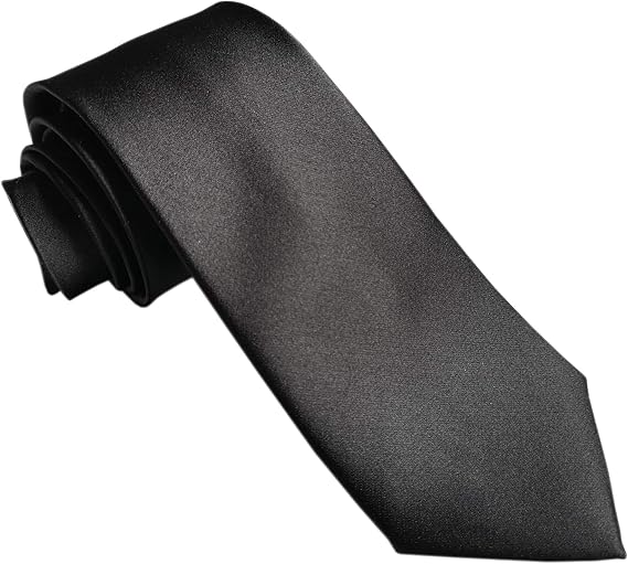 Amazon パリス16ク ネクタイ 黒 シルク100 礼装 メンズ ブラック 無地 お葬式 お通夜 法事 弔事 フォーマル 繻子織り ネクタイ 通販