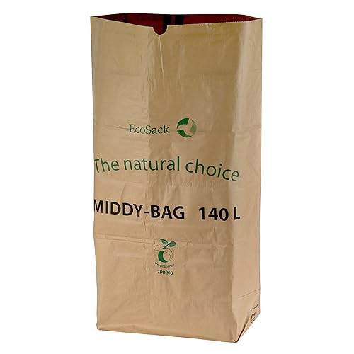 240 Litre x 20 Paper Compostable Wheelie Bin Liners Biodegradable