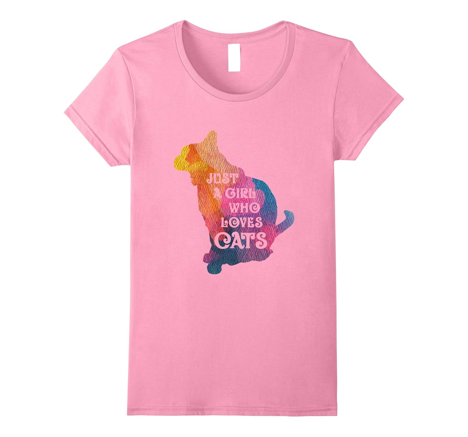 Just A Girl Who Loves Cats T Shirt Cat Lover Tee Teehay
