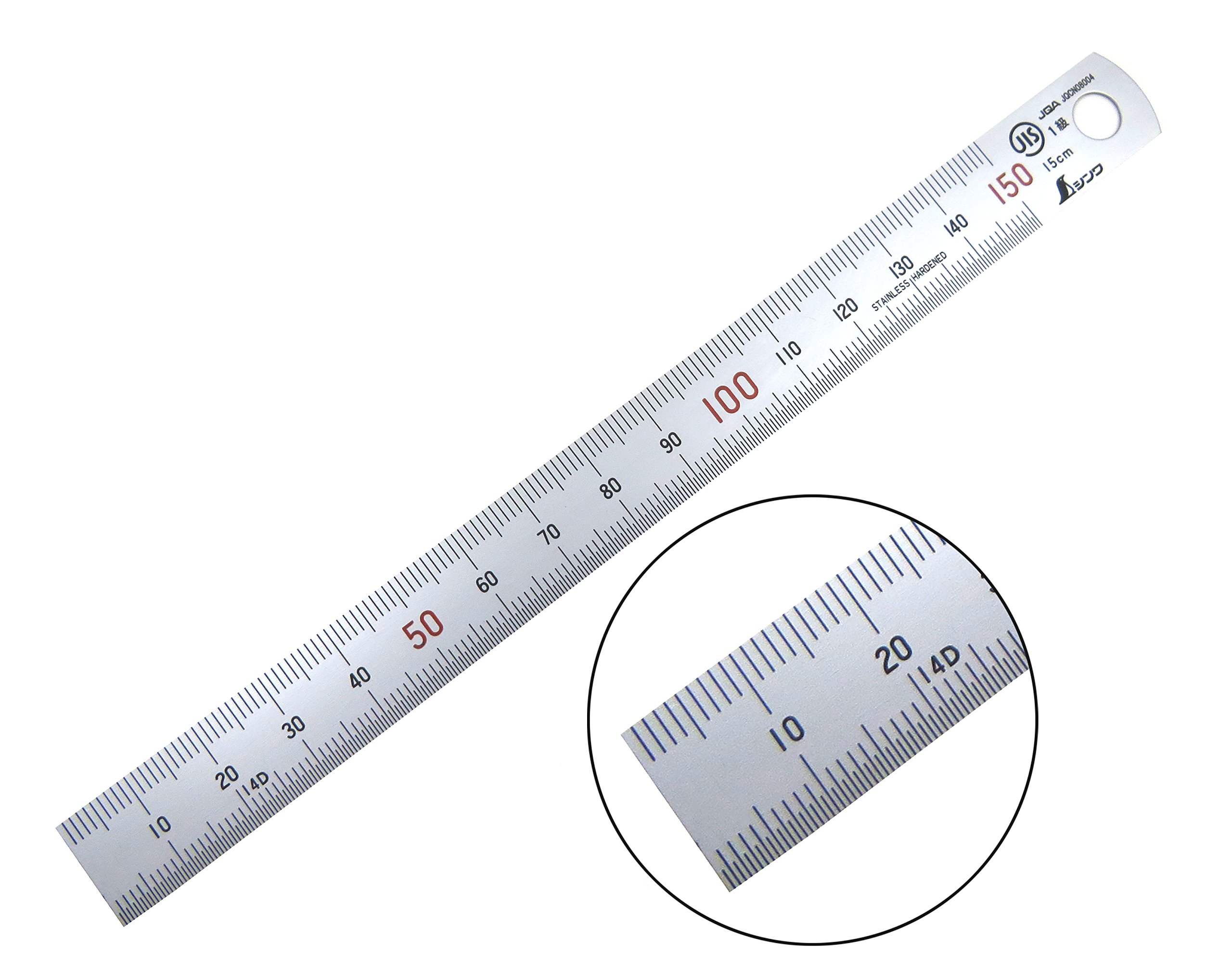 Shinwa 150 mm Rigid (15 mm x 0.5 mm) Zero Glare